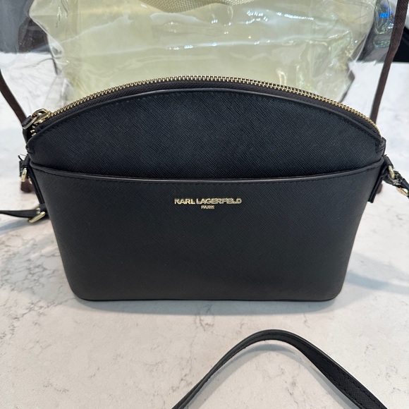 Karl Lagerfeld Handbags - Karl Lagerfeld Elegant Black Crossbody Bag